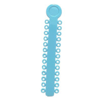 Elastic ligatures on a module, 26 rings, Blue